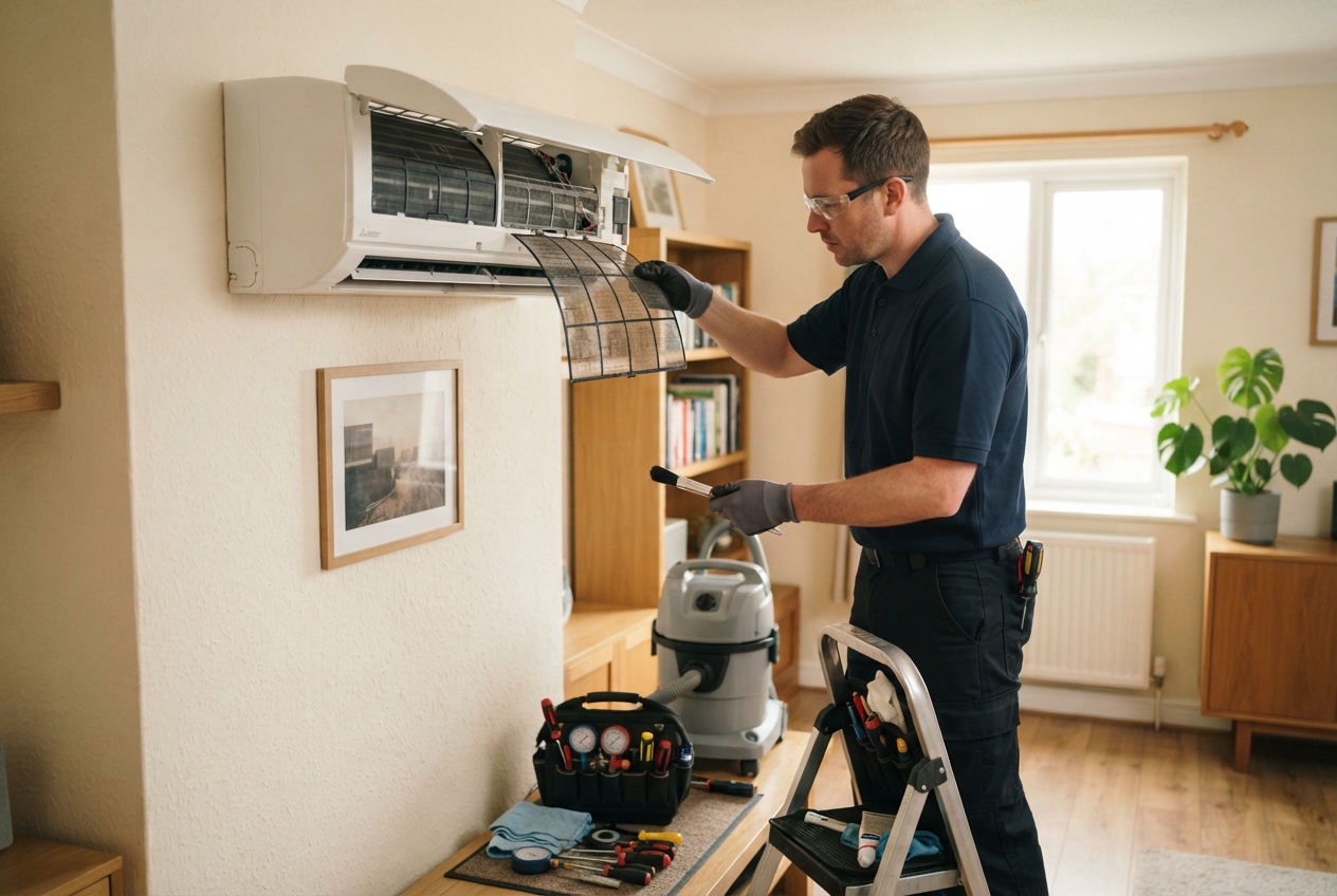 Air conditioning maintenance and servicing