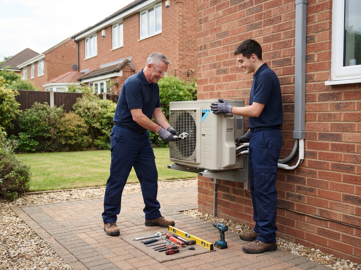 EasyCooling installation engineers on site